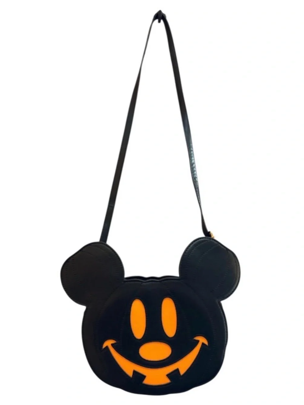 Disney Halloween MICKEY MOUSE Pumpkin Jack O’ Lantern Crossbody Handbag NEW!